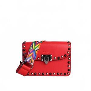 NEW MERSI ruby crossbody bag in red